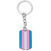 Transgender Pride Keychain